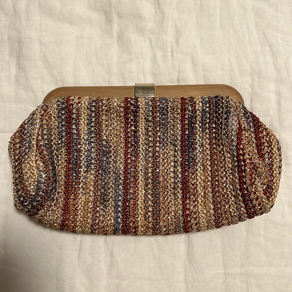 Stella McCartney Crochet Clutch with Coin Purse